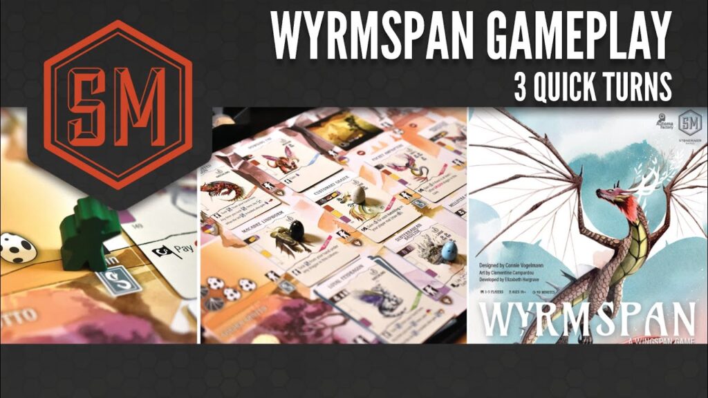 Wyrmspan is a dragon themed reimagining of hit board game Wingspan, and ...